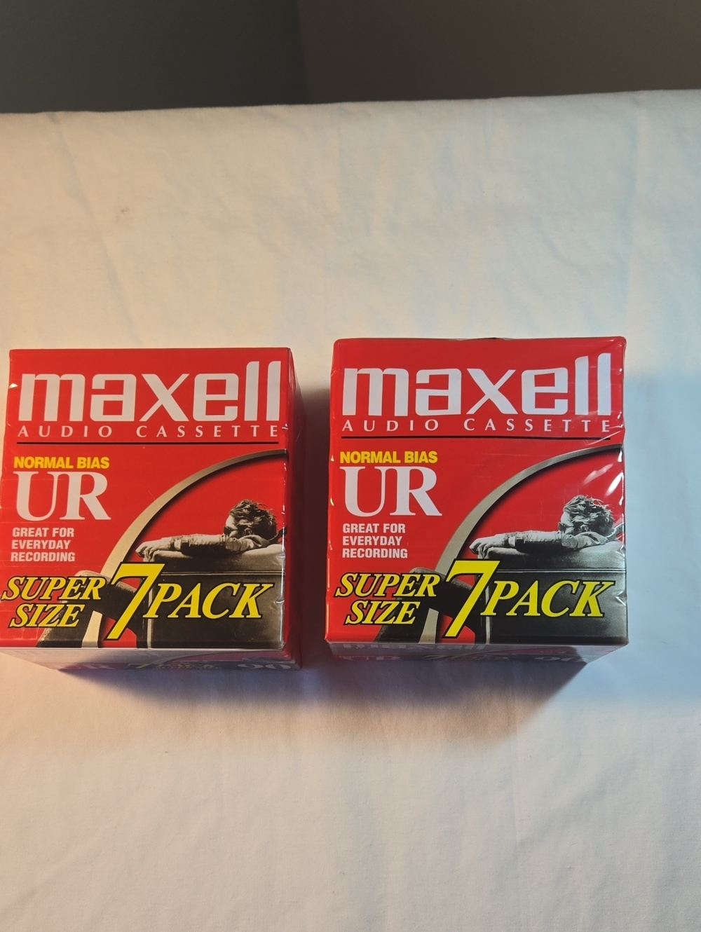 Maxell UR Audio Cassette 7-Pack - Red